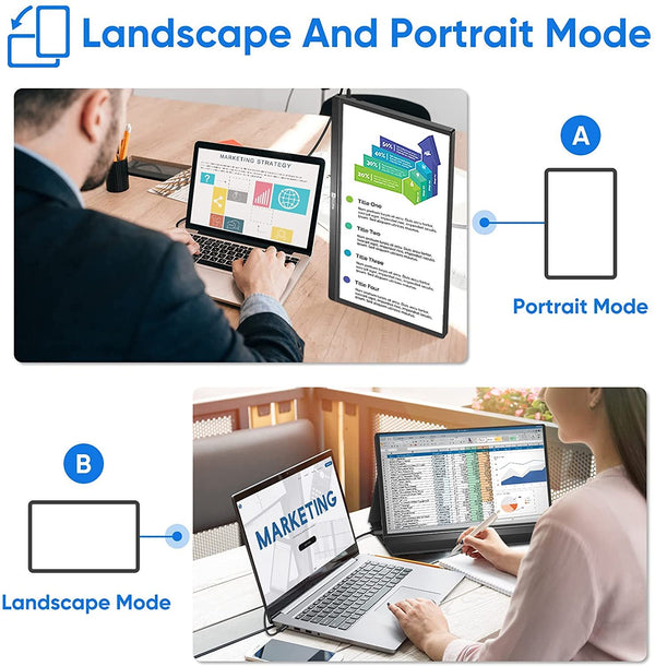 Arzopa A1 Gamut Slim 15.6 inch FHD 1080P 178°IPS Multifunction Portable Gaming Monitor Arzopa