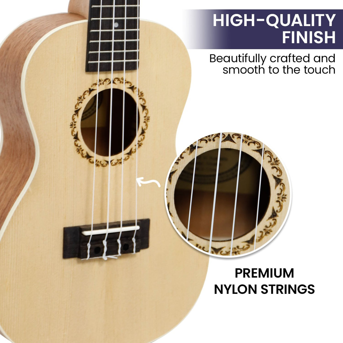 Karrera 23in Ukulele - Natural Tristar Online