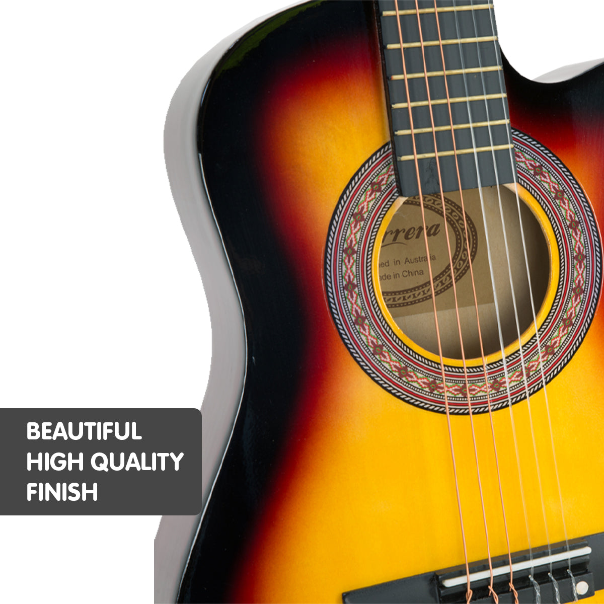 Karrera Childrens Acoustic Guitar Kids - Sunburst Tristar Online
