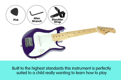 Karrera Electric Childrens Guitar Kids - Purple Tristar Online