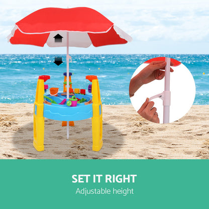 Keezi 26 Piece Kids Umbrella & Table Set Tristar Online