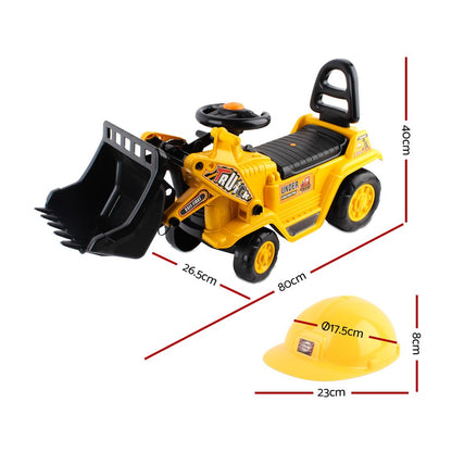 Keezi Kids Ride On Bulldozer - Yellow Tristar Online