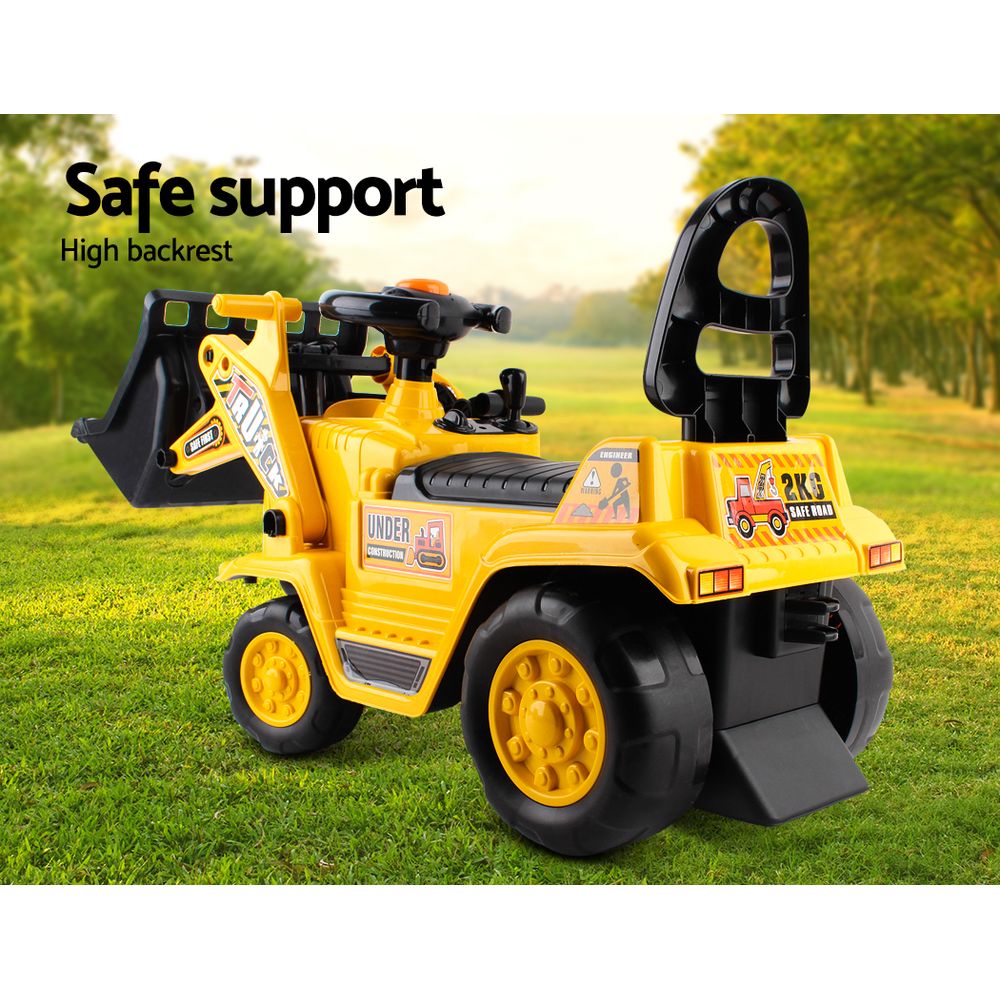 Keezi Kids Ride On Bulldozer - Yellow Tristar Online