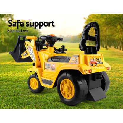 Keezi Kids Ride On Bulldozer - Yellow Tristar Online