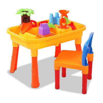 Keezi Kids Table & Chair Sandpit Set Tristar Online