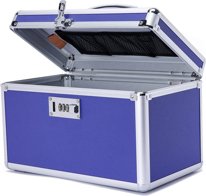 Locking Combination Medicine Box (Blue/Medium) Tristar Online