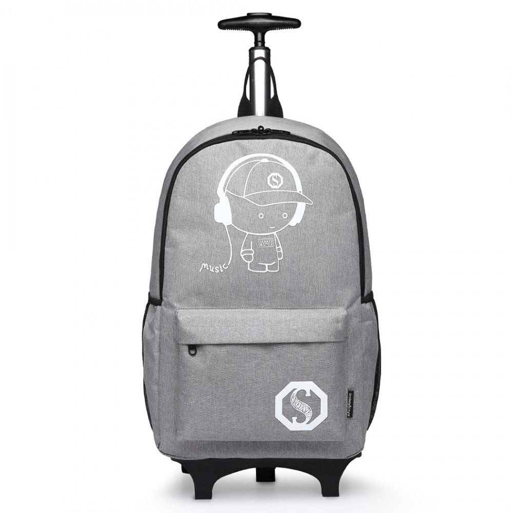 Luminous School Bags For Kids, College Bags For Boys & Girls Students With Waterproof USB Luminous