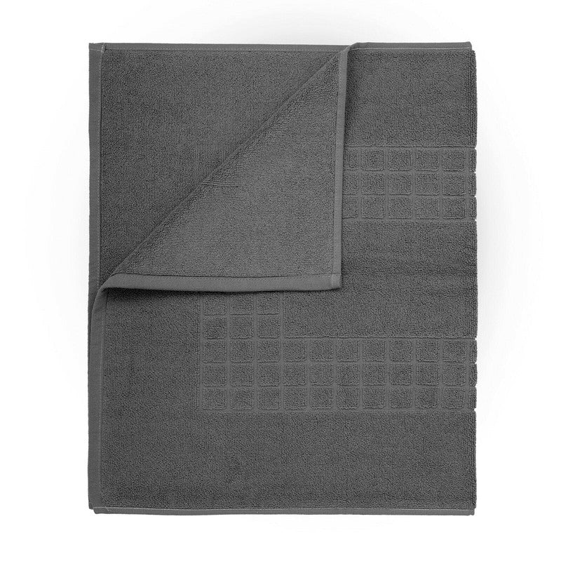 Microfiber Soft Non Slip Bath Mat Check Design (Anthrazit) Tristar Online