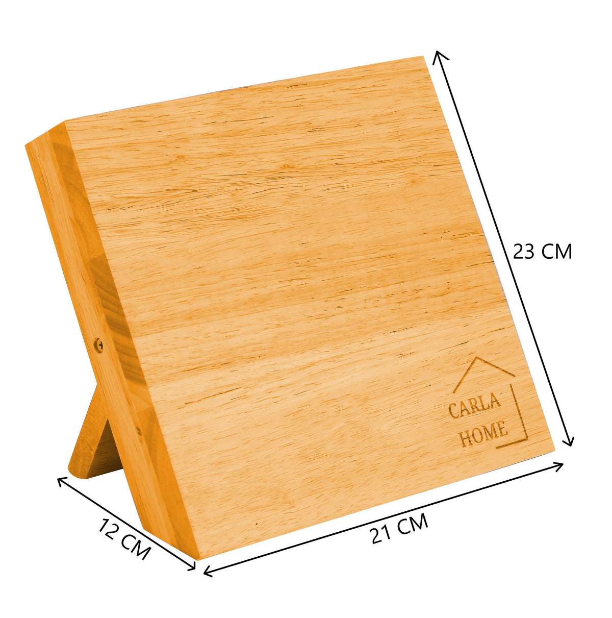 Natural Bamboo Magnetic Knife Block Holder with Strong Magnets for Home Kitchen Storage & Organisation Tristar Online