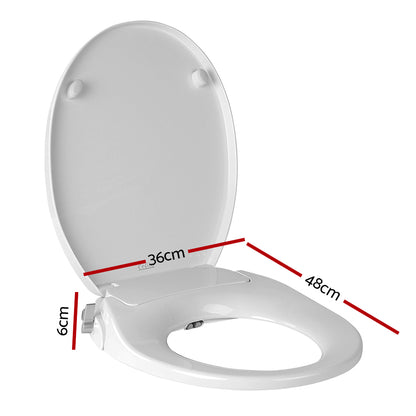 Non Electric Bidet Toilet Seat Bathroom  - White Tristar Online