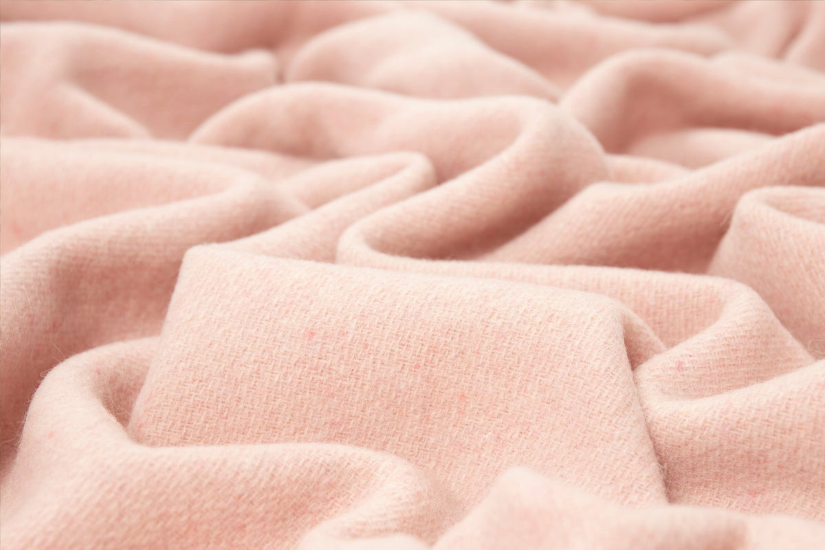 Oxford Throw - Merino Wool Blend - Blush Tristar Online