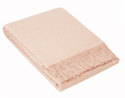 Oxford Throw - Merino Wool Blend - Blush Tristar Online