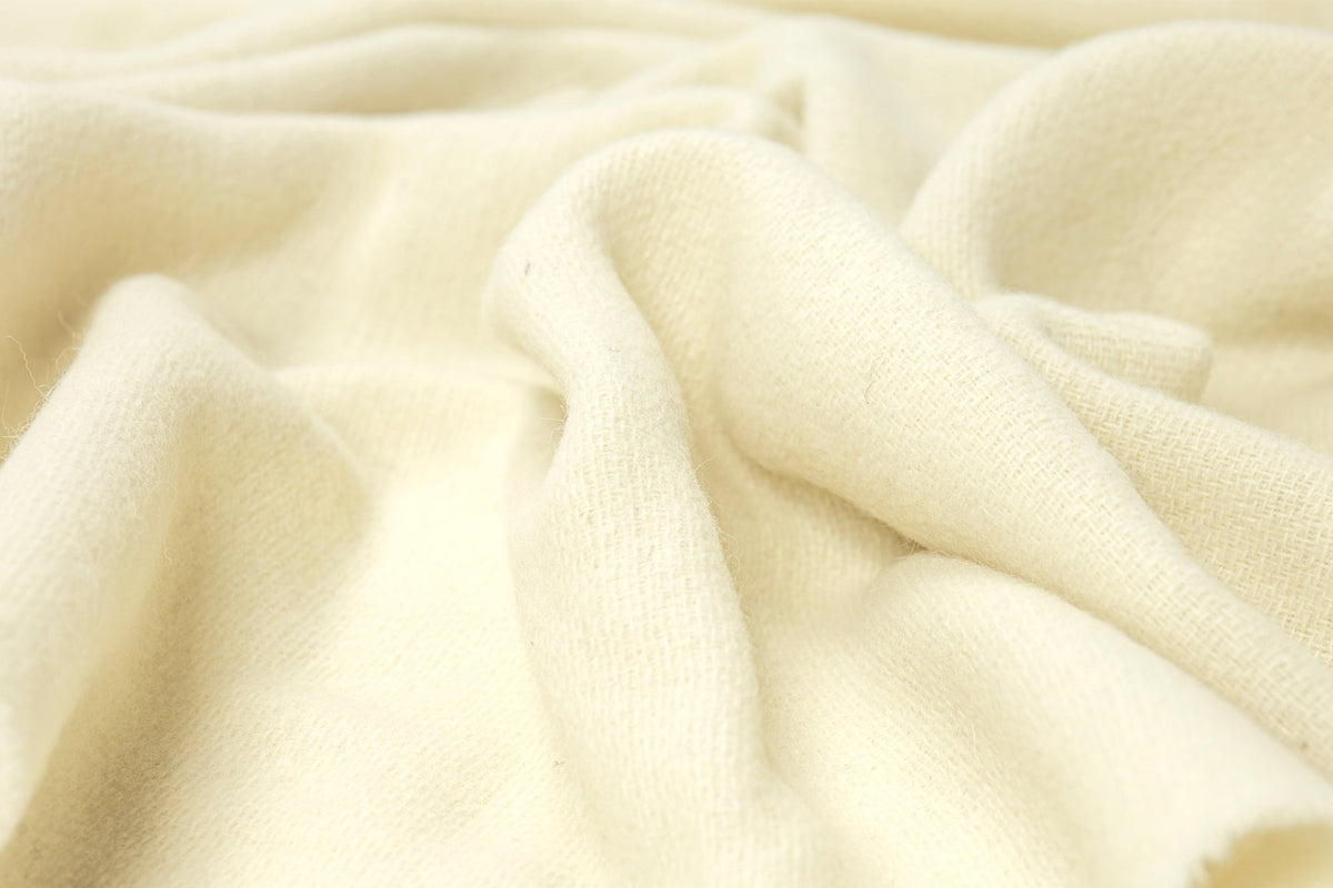 Oxford Throw - Merino Wool Blend - Ivory Tristar Online