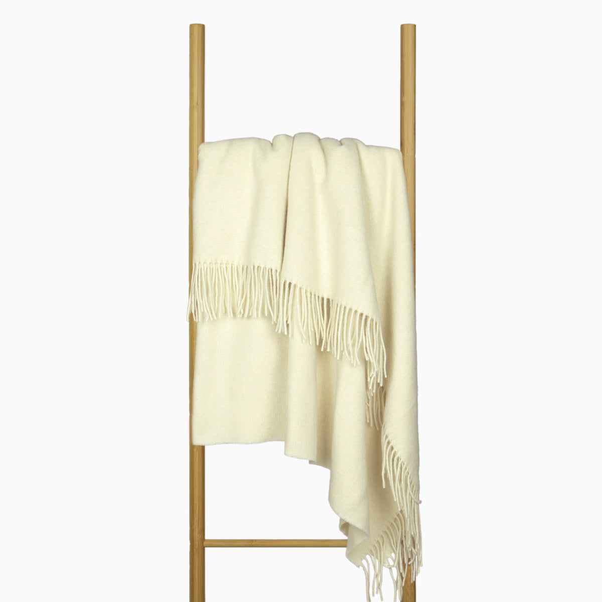 Oxford Throw - Merino Wool Blend - Ivory Tristar Online