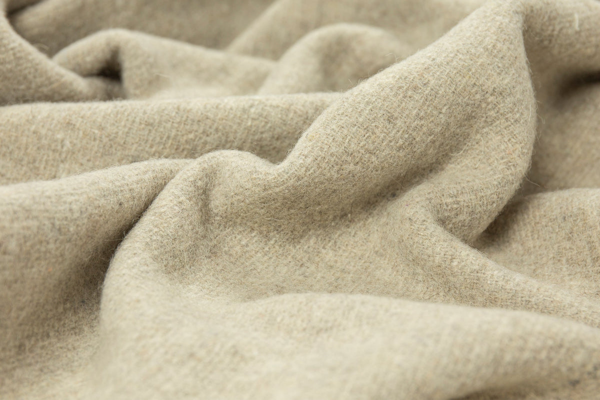 Oxford Throw - Merino Wool Blend - Stone Tristar Online