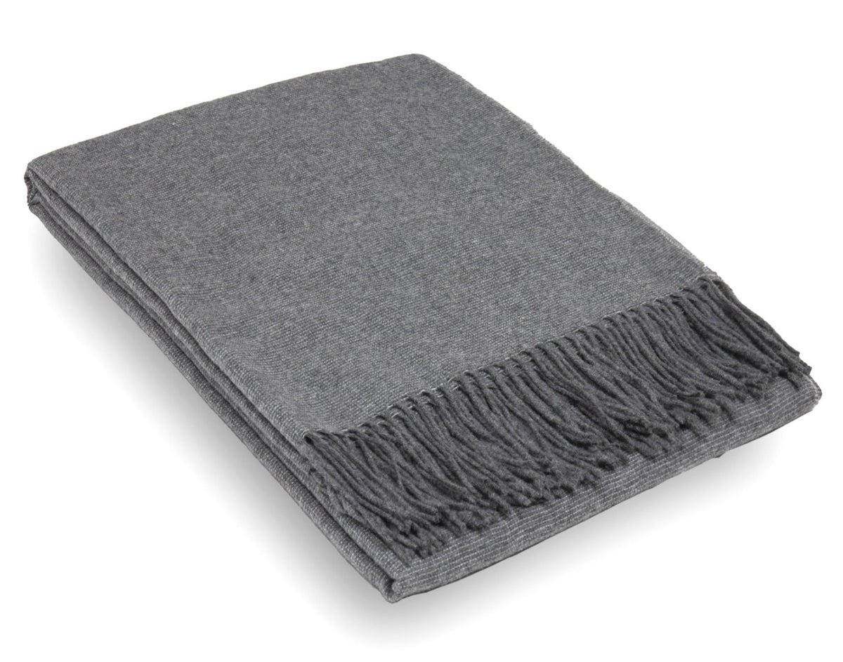 Paddington Throw - Fine Wool Blend - Slate Tristar Online