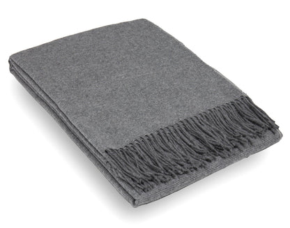 Paddington Throw - Fine Wool Blend - Slate Tristar Online
