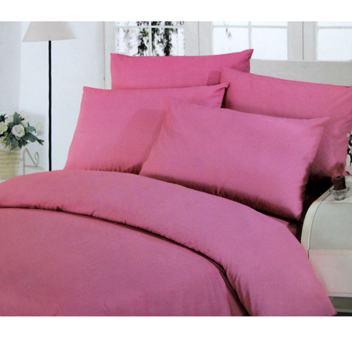 Polyester Cotton Polka Dots Quilt Cover Set Double Tristar Online