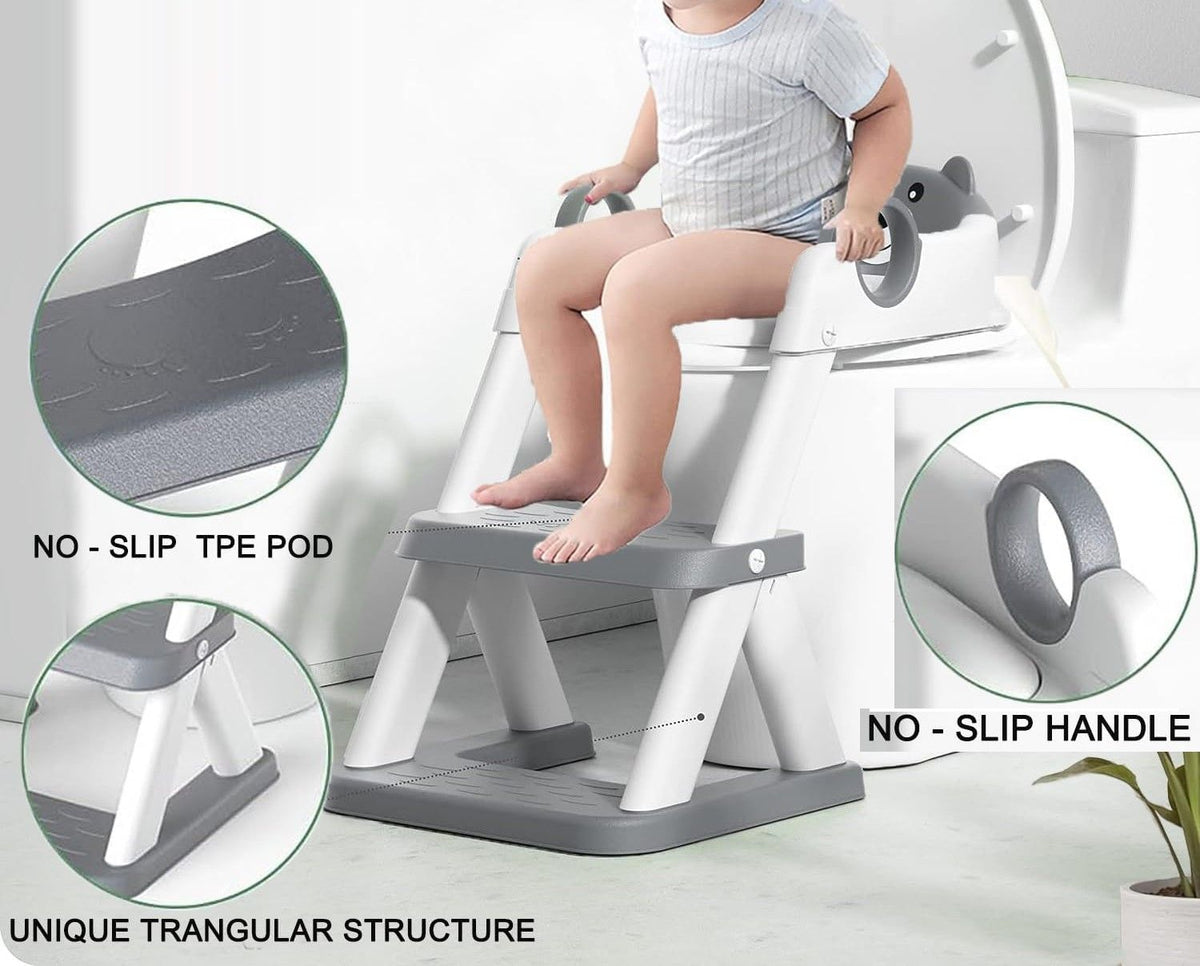 Potty Training Seat Ladder, Kids Boys Girls, Grey Tristar Online