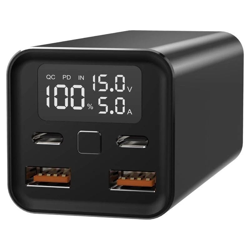 Trion 65W IS-LP01 20000mAh Power Bank with Digital Display, Dual USB & Type C Connectivity Trion