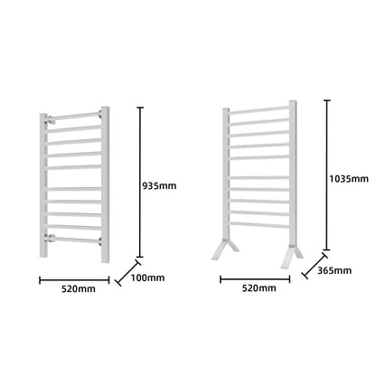 Pronti Heated Towel Rack With Timer Wall-mounted Freestanding Electric 160 Watts Tristar Online
