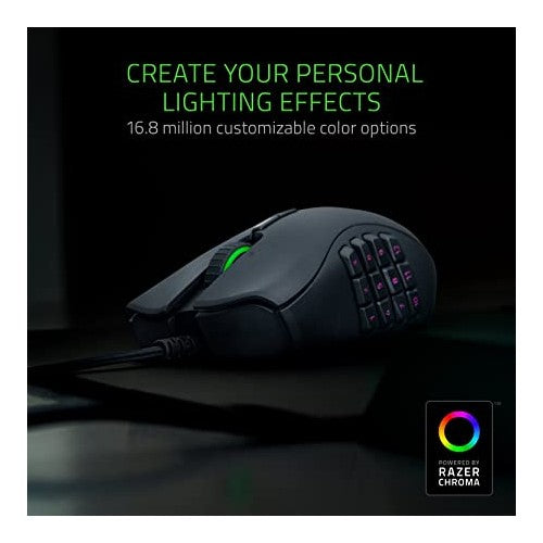 Razer Naga Trinity Gaming Mouse - Black ( Open Never Used) Razer