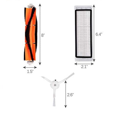 Replenishment kit for Xiaomi Roborock S6, S5, E35, E20, Mi robot vacuum cleaners Tristar Online