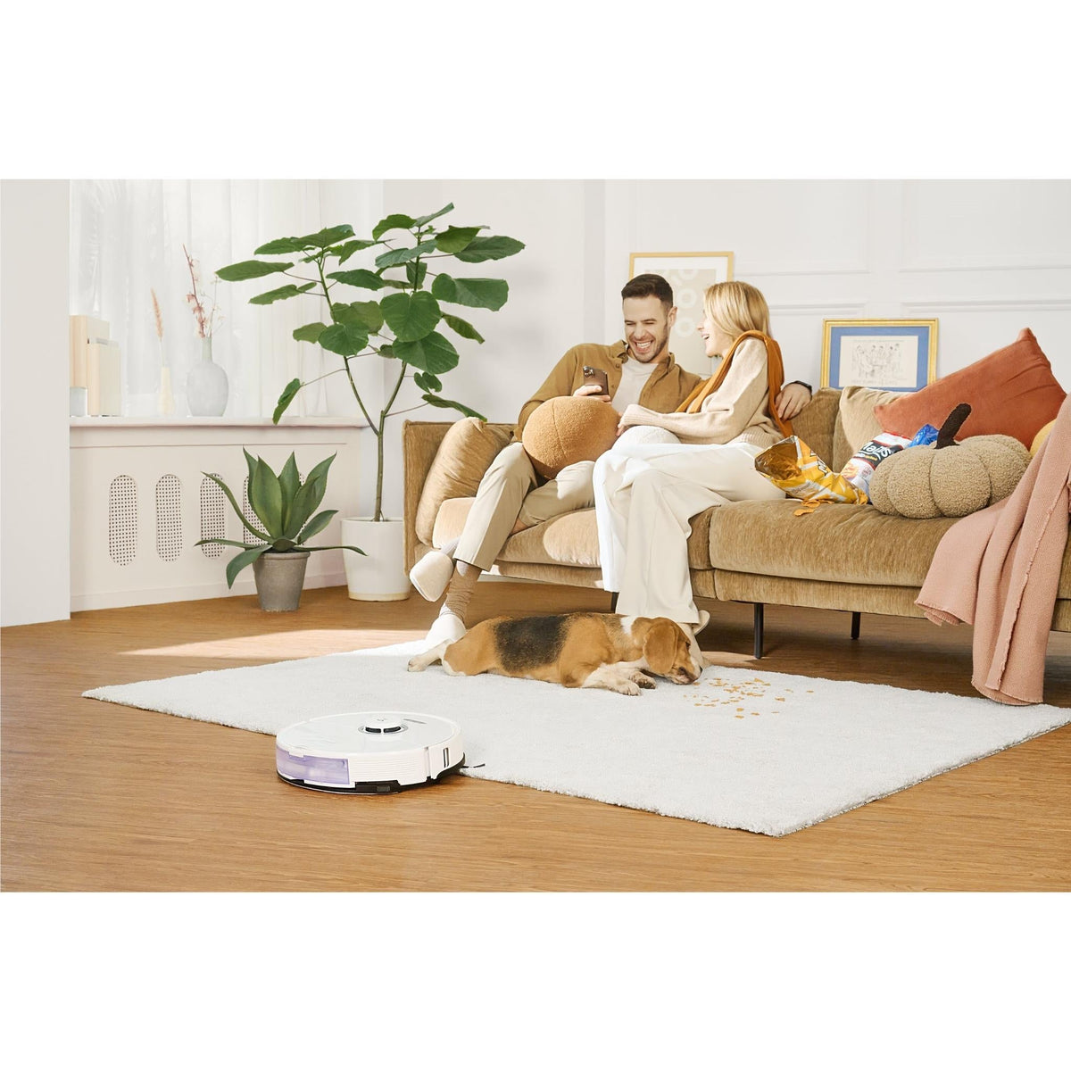 Roborock S8 Robot Vacuum Cleaner & Sonic Mop - White (Open Never Used) Roborock