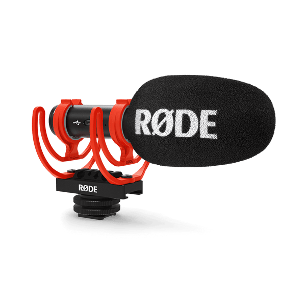 Rode VideoMic GO II Ultracompact Analog/USB Camera-Mount Shotgun Microphone Rode