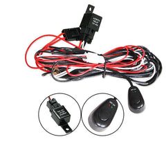 2way LED Universal Driving light Wiring Loom Harness 12V 24V 40A Relay Switch Tristar Online