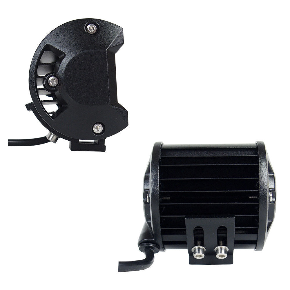 Pair 4inch CREE LED Work Light Bar Flood Beam Offroad Driving Lamp Reverse Fog Tristar Online