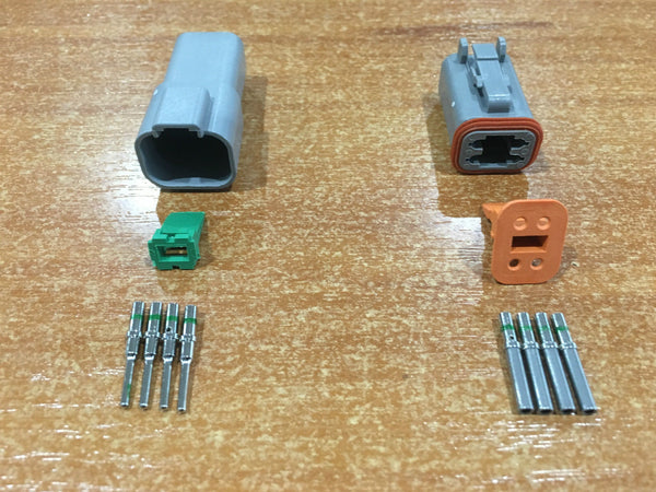 Deutsch DT 4-Way 4 Pin Electrical Connector Plug Kit #DT4 Trailer Waterproof AU Tristar Online