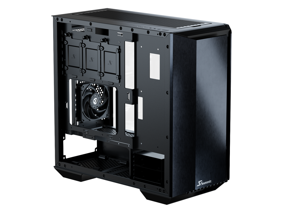 Seasonic Syncro Q704 Aluminum Case with Syncro DPC-850 850W 80 Plus Platinum PSU &amp; Connect Module RED DOT AWARD WINNER 2021 Tristar Online