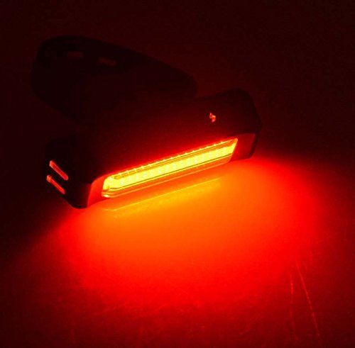 Set USB Rechargeable LED Bike Front Light headlight lamp Bar rear Tail Wide Beam Tristar Online