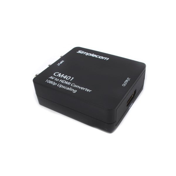 Simplecom CM401 Composite AV CVBS 3RCA to HDMI Video Converter 1080p Upscaling Tristar Online