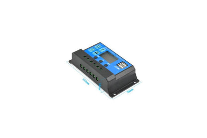 Solar Charge Controller Regulator 12V-24V 5V 2USB Port Trion