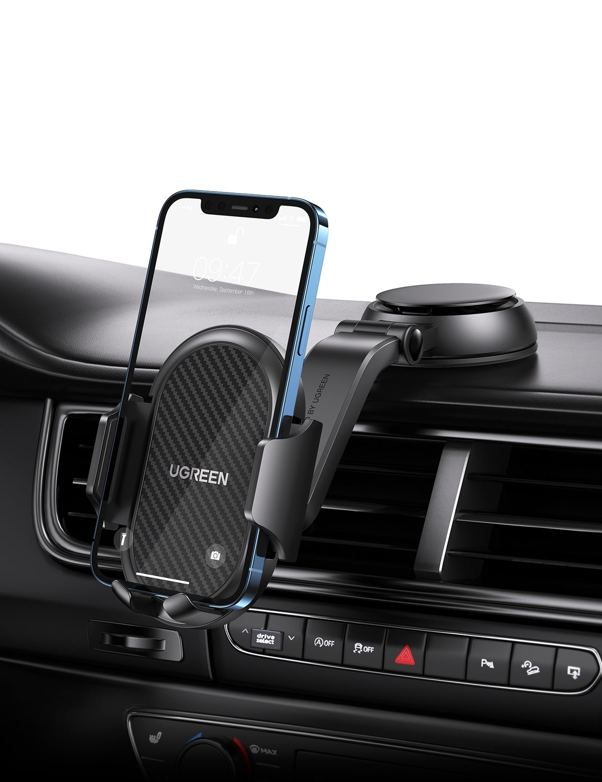 UGREEN 20473 Waterfall-Shaped Suction Cup Phone Mount Tristar Online