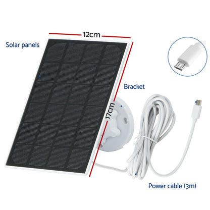 UL-tech 1080P Wireless Security IP Camera Rechargeable Outdoor CCTV Solar Panel Tristar Online