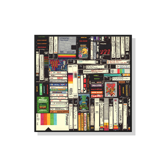 Wall Art 90cmx90cm Book Black Frame Canvas Tristar Online