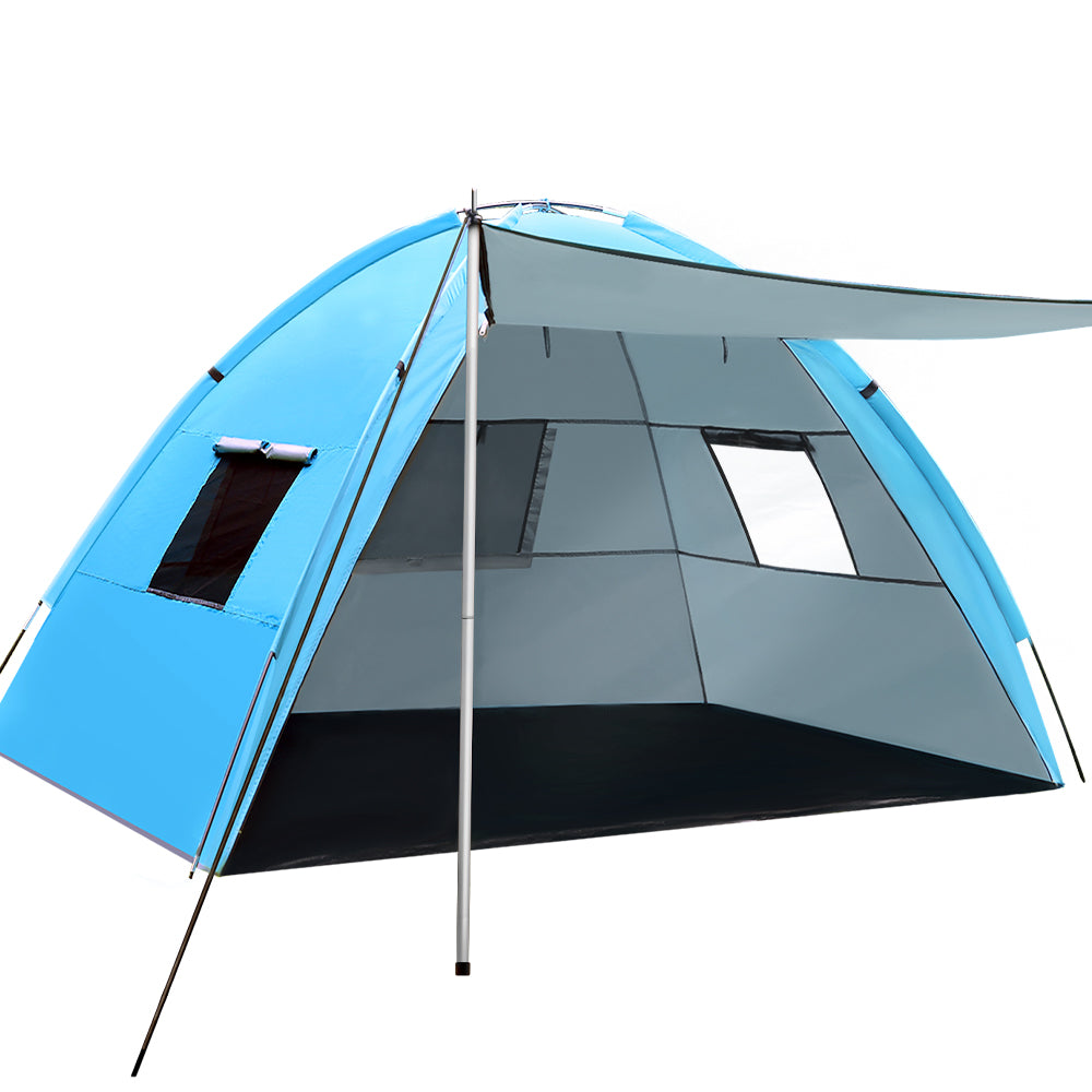 Weisshorn Camping Tent Beach Tents Hiking Sun Shade Shelter Fishing 2-4 Person Tristar Online