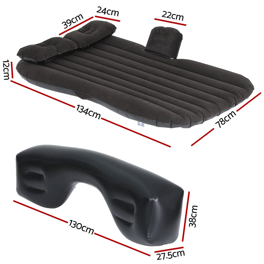 Weisshorn Car Mattress 134x78 Inflatable SUV Back Seat Camping Bed Black Tristar Online