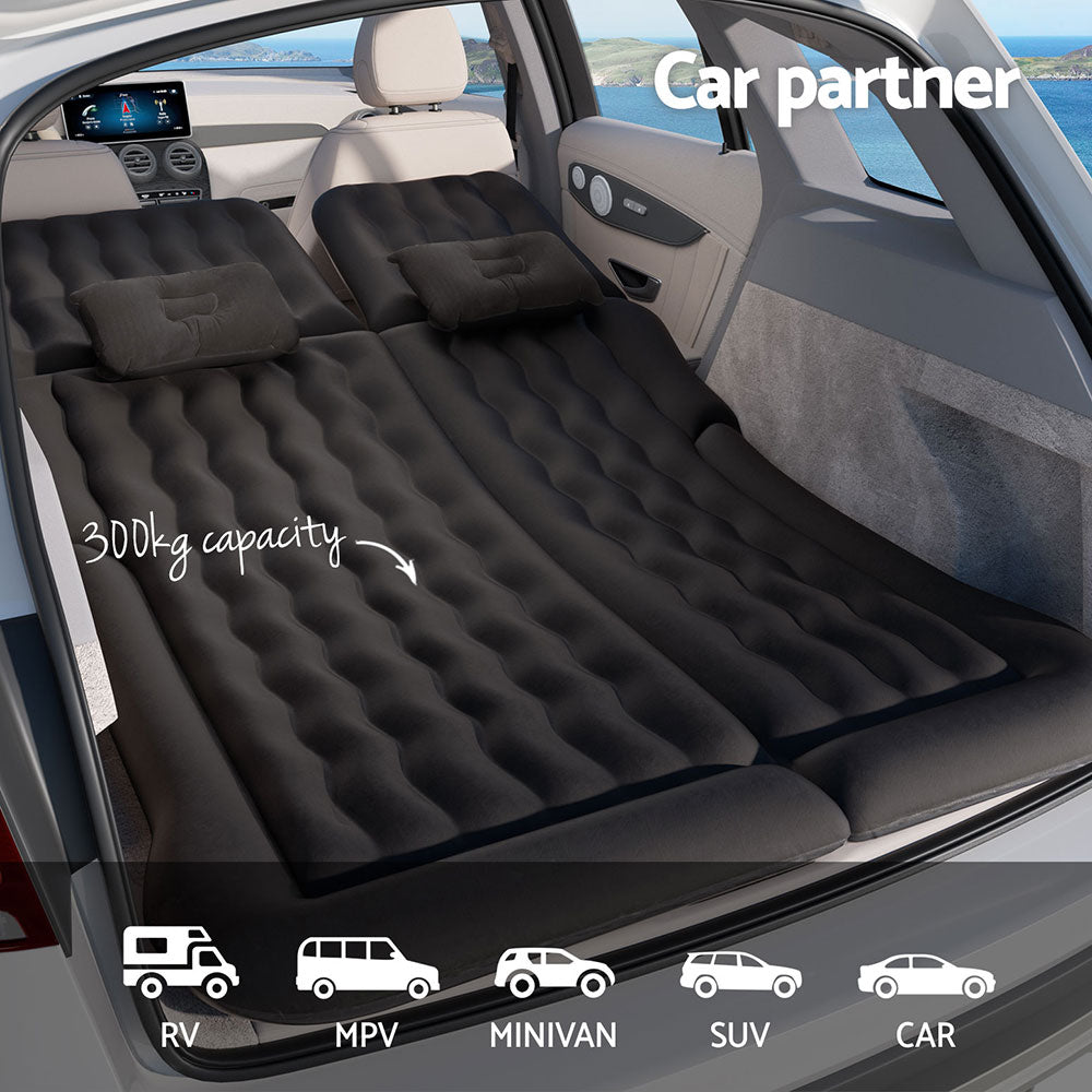 Weisshorn Car Mattress 175x130 Inflatable SUV Back Seat Camping Bed Black Tristar Online