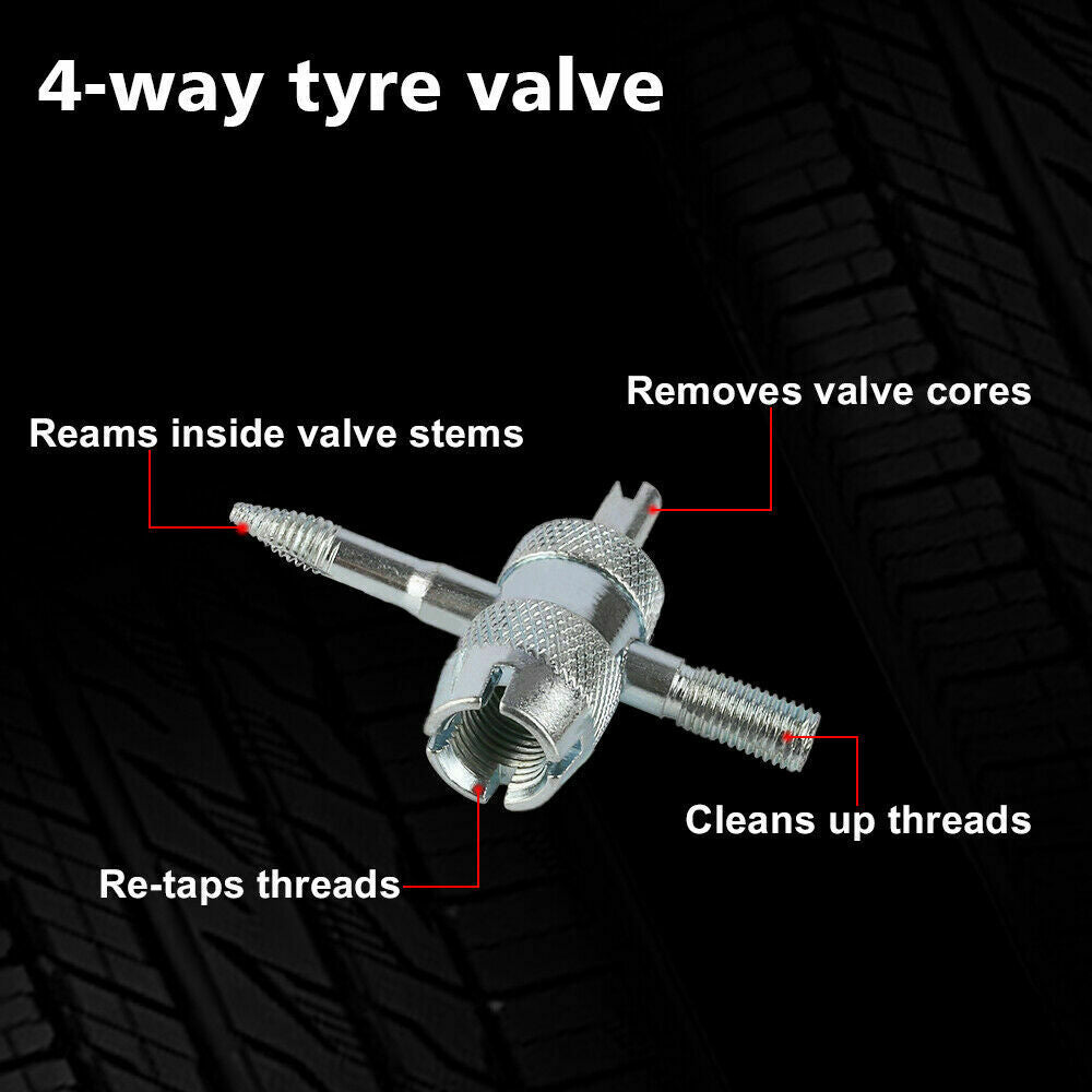 X-BULL Tyre Deflator Tire Air Deflators Rapid With Pressure Gauge Valve Tool 4WD Tristar Online