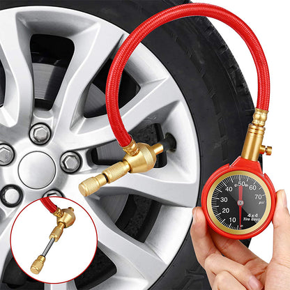X-BULL Tyre Deflators Tire Automatic 4WD Pressure Gauge 4 Brass Deflator Tristar Online