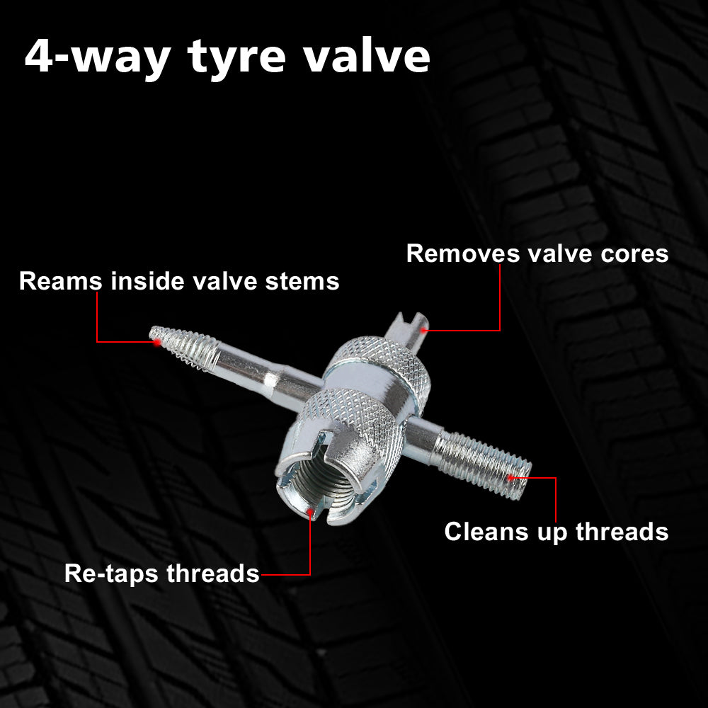 X-BULL Tyre Deflators Tire Automatic 4WD Pressure Gauge 4 Brass Deflator Tristar Online