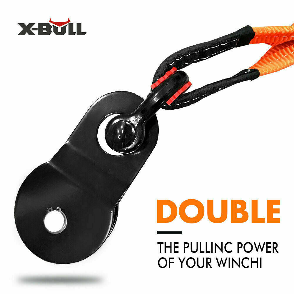 X-BULL Winch Recovery Kit 11PCS 4WD 4x4 Pack Off Road Snatch Strap Essential Tristar Online