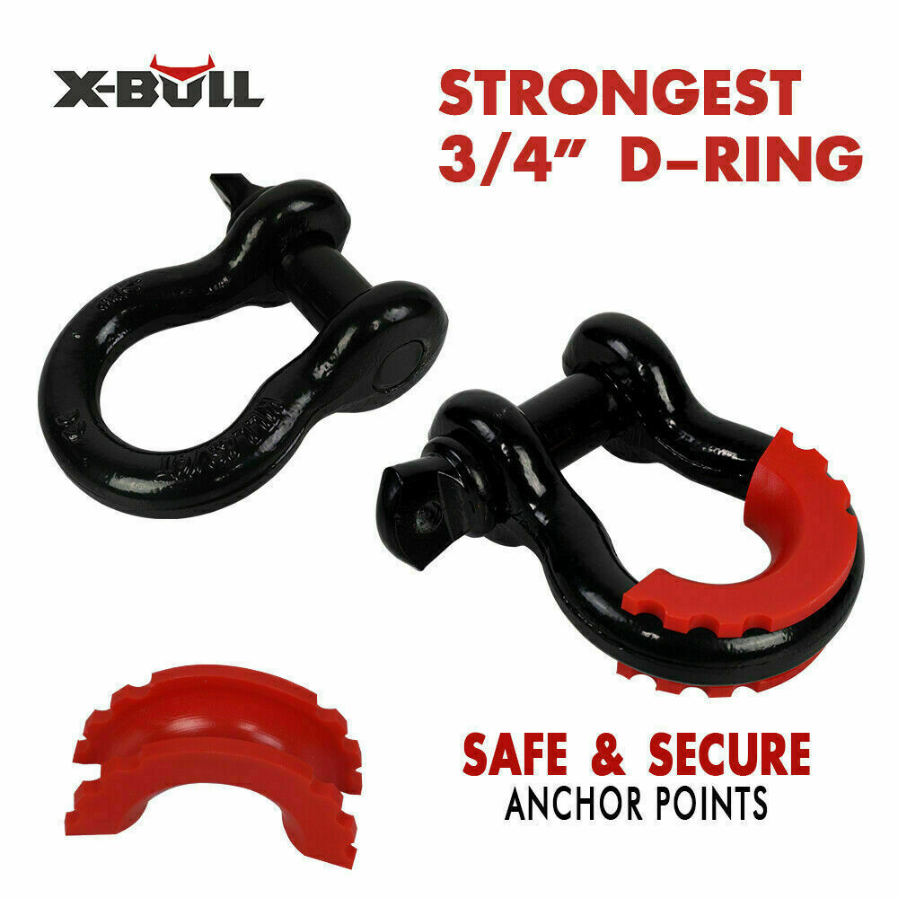X-BULL Winch Recovery Kit 11PCS 4WD 4x4 Pack Off Road Snatch Strap Essential Tristar Online