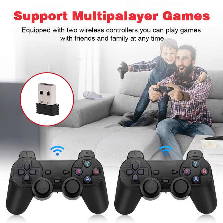X2 Game Stick 4K GD10 Plus YE Retro Video Gaming Console HD 64GB 30000 Mini Classic Gaming Console - Open Never Used Tristar